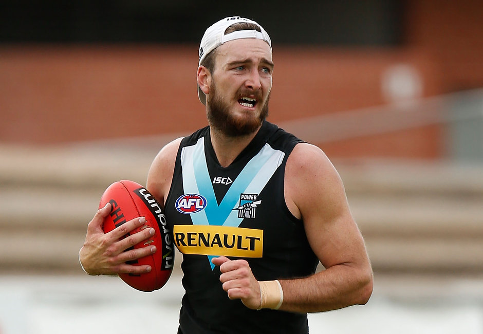 AFL 2015 Training - Port Adelaide 251115 Charlie Dixon has added even more height to the Port Adelaide forward line - ${keywords}